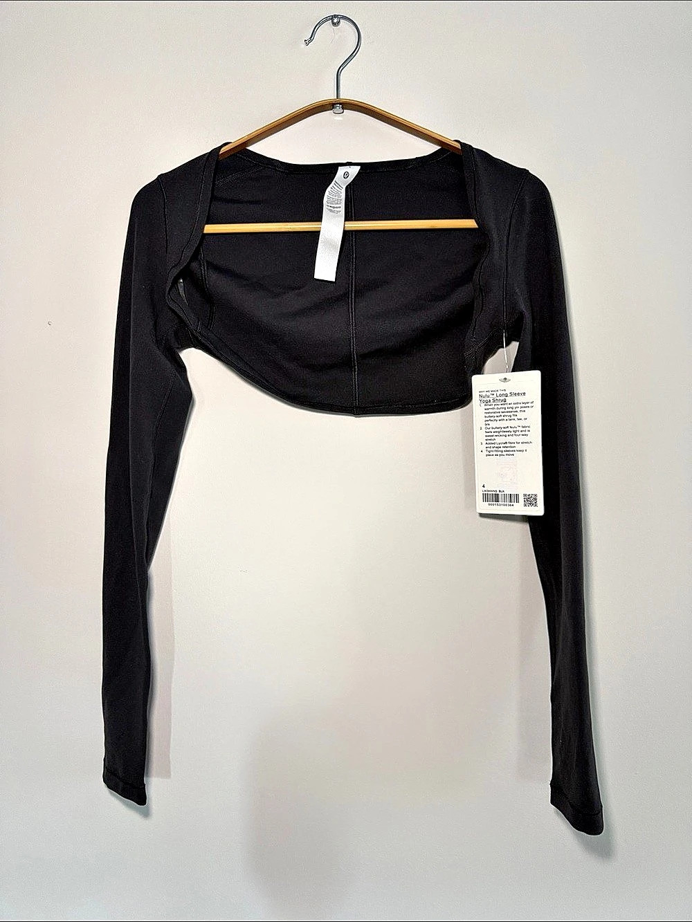 lululemon Nulu™ Long-Sleeve Yogi Shrug Black